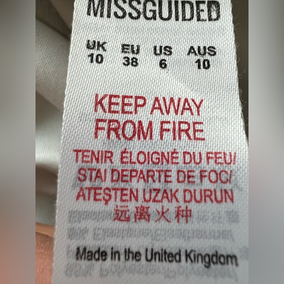 MISSGUIDED Floral Bardot Split Front MIDI Dress - Picture 7 of 8